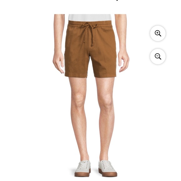 No boundary full elastic waistband twill jogger shorts - Picture 1 of 5